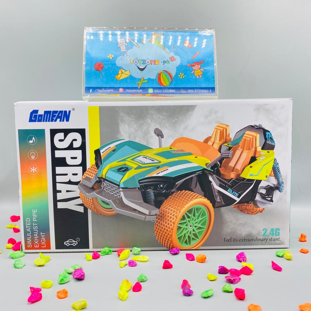 gomean spray stunt car