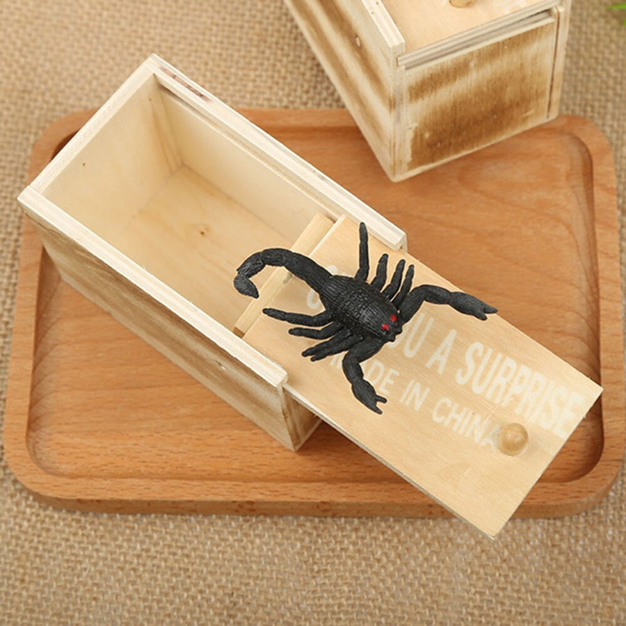 Funny Prank Wooden Box Toy (Random Character)