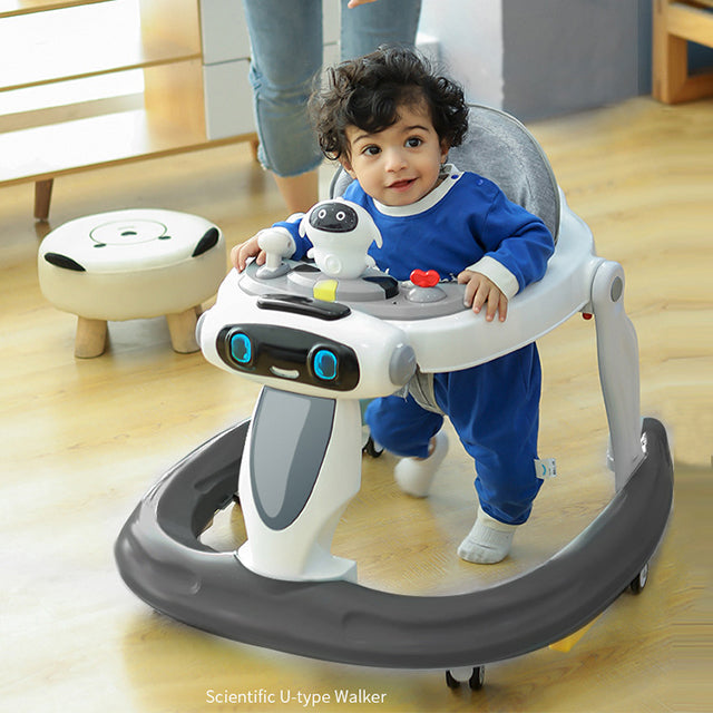 Multi-Function Baby Walkers With Robot Toy