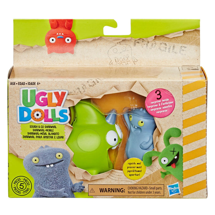 Ugly Dolls Babo and Squish-and-Go Sharwhal
