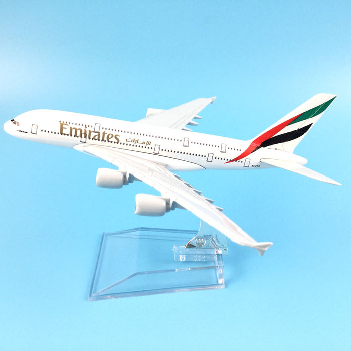 metal airplane emirates a380