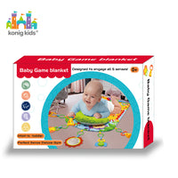 Baby Activity Soft Blanket with Rattle