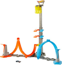 Thumbnail for hot wheels loop launch plastic racing track