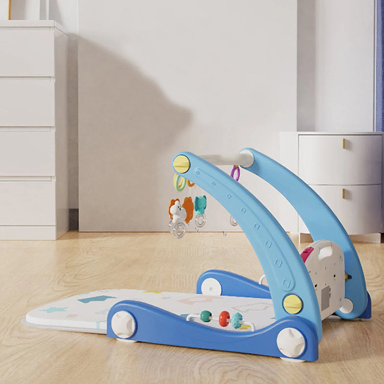 huanger 2 in 1 piano play mat walker