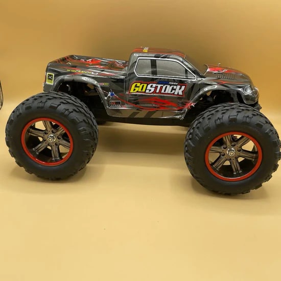 hugine 2 4ghz 1 12 full proportion pickup 2wd high speed monster truck red