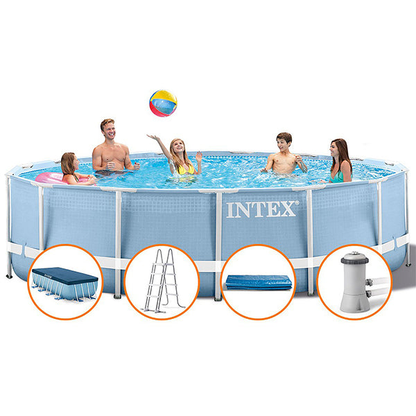 intex 15 x 48prism frame pool with water filter pump