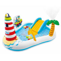 Thumbnail for intex fishing fun inflatable pool 218 x 188 x 99 cm