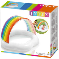 Thumbnail for intex rainbow cloud baby pool 142 x 119 x 84cm