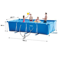 Thumbnail for intex rectangular pool 14 7 x 7 2 x 33 with water filter pump