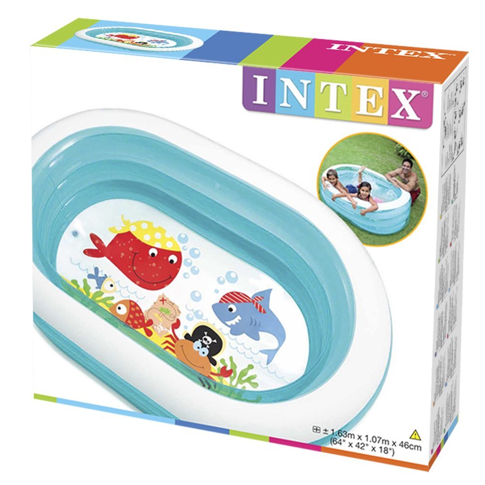 intex ahoy pirate friends pool 64 l x 42 w x 18 h