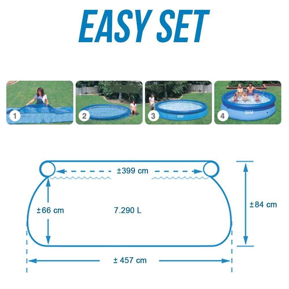 intex easy set pool 15 x 30 with eater filter pump