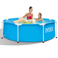 Thumbnail for intex swimming pool metal frame 244 x 51 cm