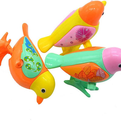 Wind Up Jumping Plastic Bird