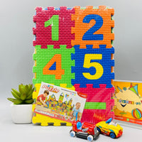 Thumbnail for kids floor foam mat 3 pcs numbers