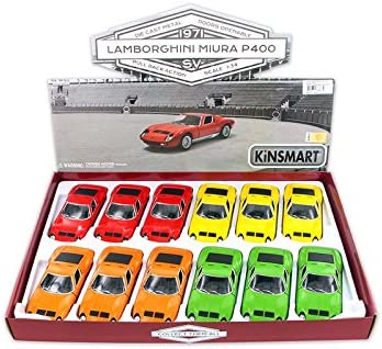 kinsmart 1971 lamborghini miura p400 diecast car