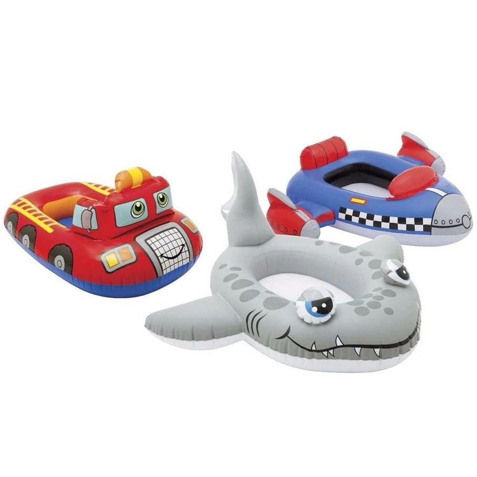 Inflatable Boat Intex 59380EP The Wet Set Inflatable Pool Cruiser Shark ...