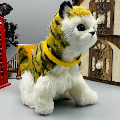 Punched Face Persian Toy-Cat (Black & Green)