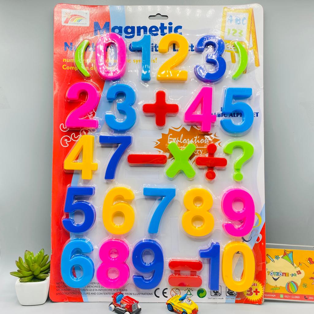 Magnetic Colorful Numbers