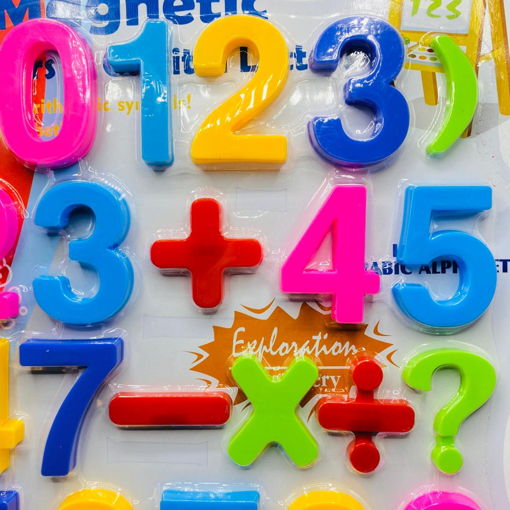 Magnetic Colorful Numbers
