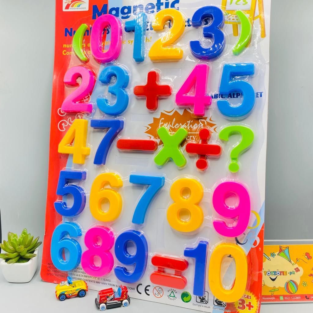 Magnetic Colorful Numbers