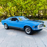 Thumbnail for Maisto 1:18 1970 Ford Mustang Mach- Blue