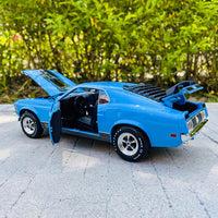 Thumbnail for Maisto 1:18 1970 Ford Mustang Mach- Blue