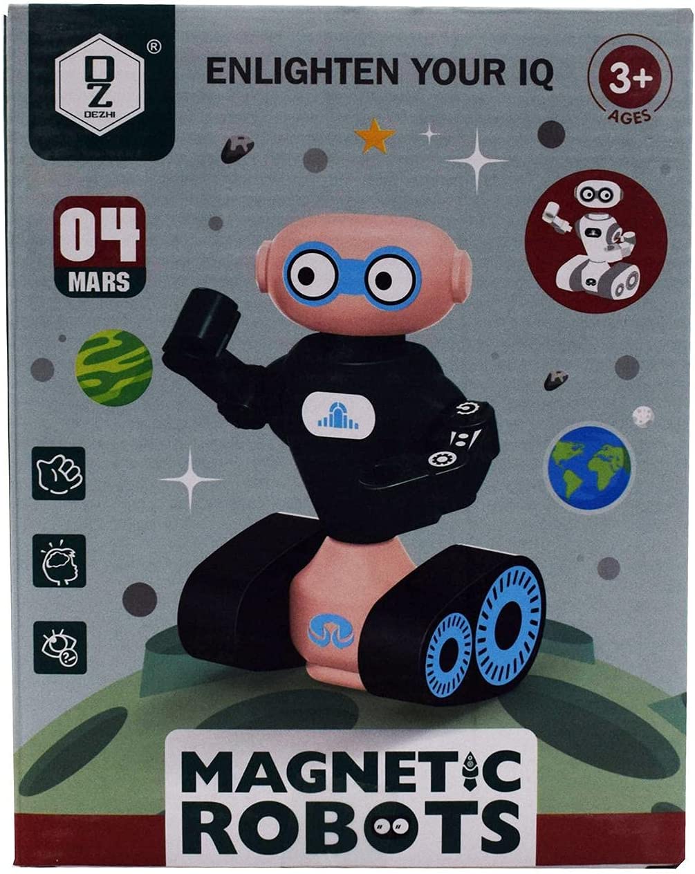 Mars 4 Magnetic Assemble Robots