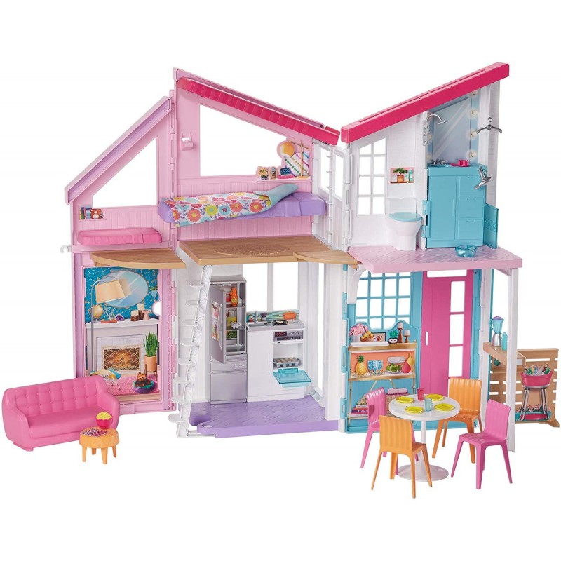 mattel barbie malibu house playset