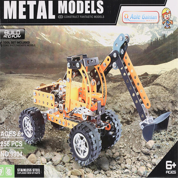 metal buildable excavator