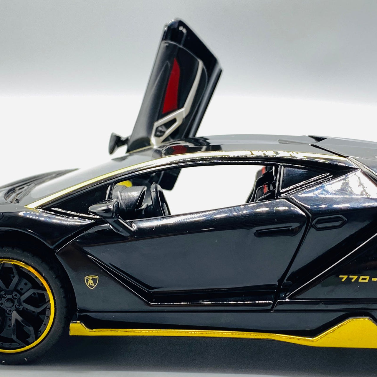 metal body lamborghini centenario with light sound