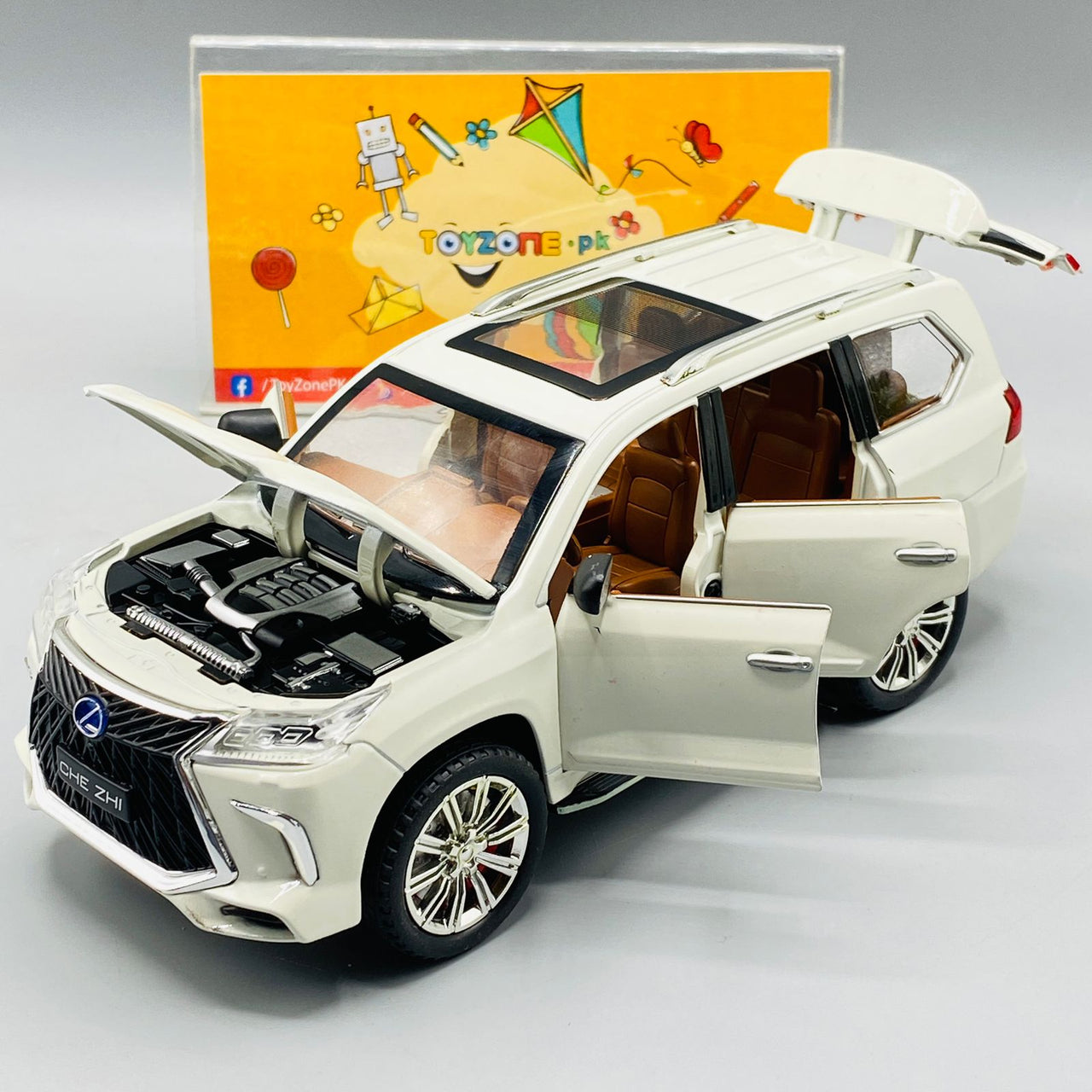 metal body lexus lx570 suv with lights and sound