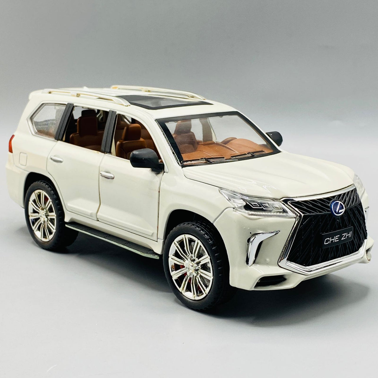 metal body lexus lx570 suv with lights and sound