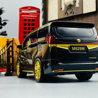 Thumbnail for model van lexus lm30oh black golden 1 24 scale