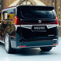 Thumbnail for model van lexus lm30oh black golden 1 24 scale