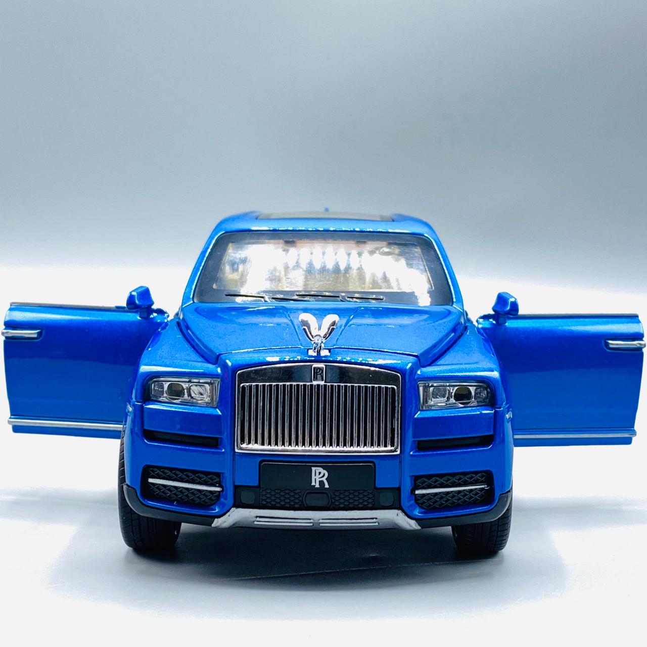metal body rolls royce wraith with lights sound