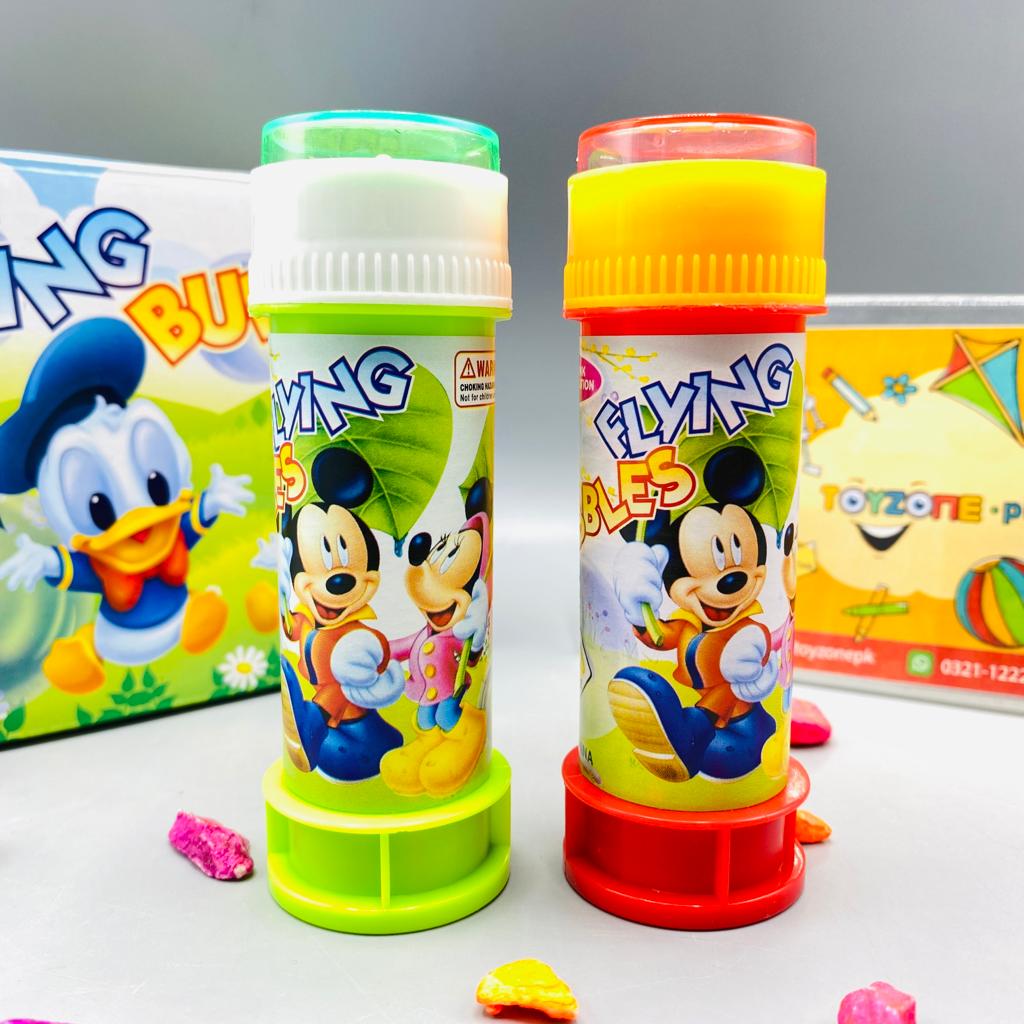 mickey mouse character color full bubble bottle