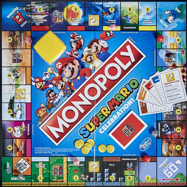 monopoly super mario celebration edition board game