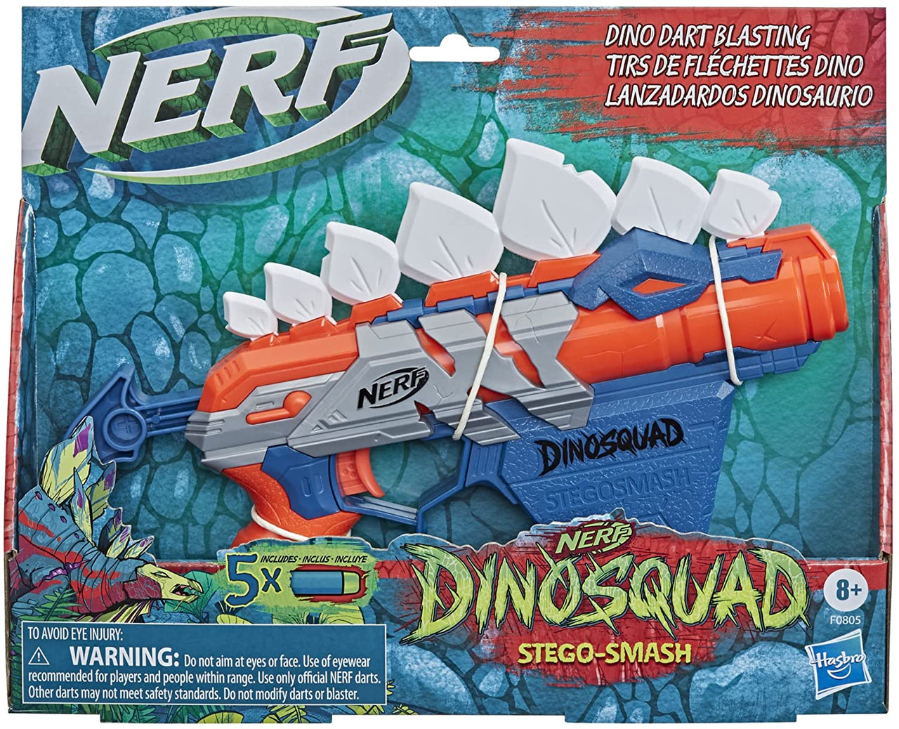 nerf dinosquad stegosmash dart blaster