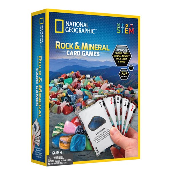 National Geographic Rock & Mineral Card Games