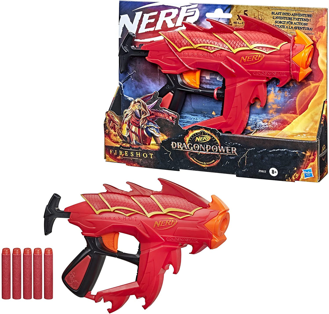 nerf dragonpower fireshot dart blaster