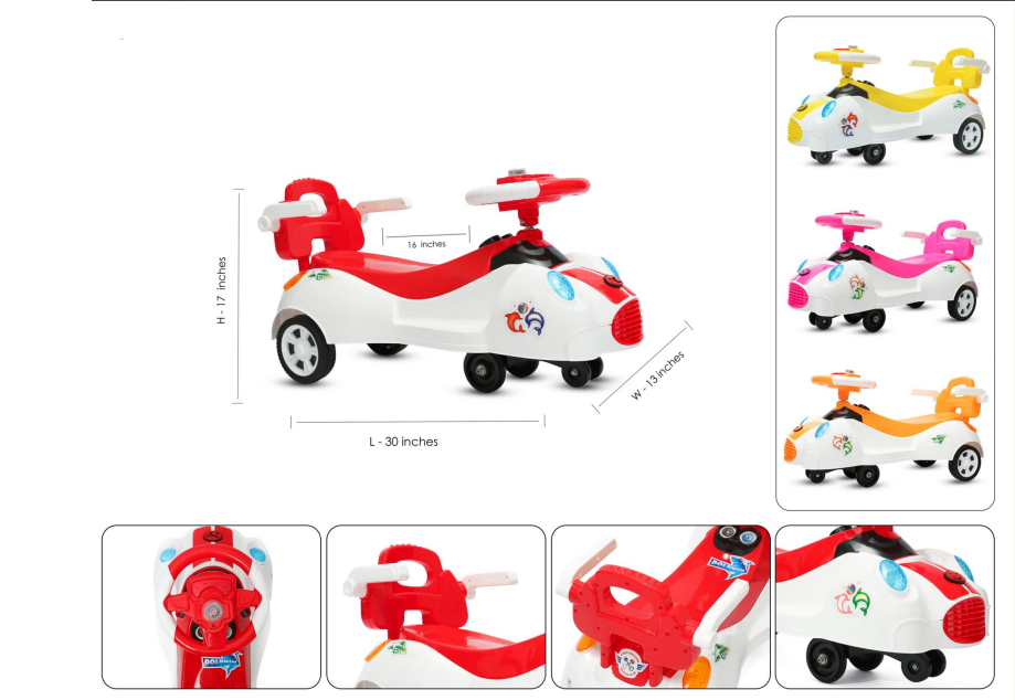 Baby Push Car - New Dolphin Ride