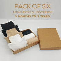 Thumbnail for Pack of 6 Highnecks & Leggings