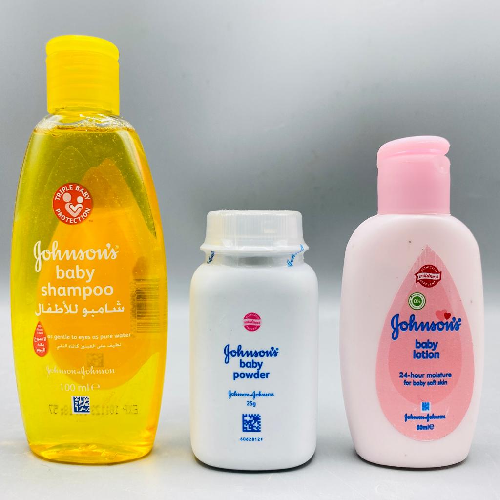 pack of 6 johnsons baby bath pack with towel