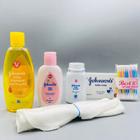 Thumbnail for pack of 6 johnsons baby bath pack with towel