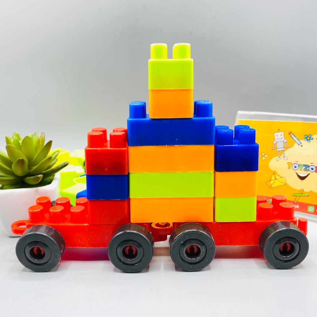 plastic building construction blocks with zipper bag