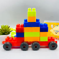 Thumbnail for plastic building construction blocks with zipper bag