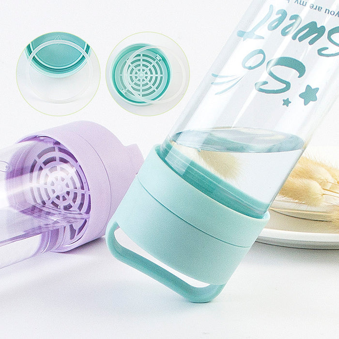 plastic leak proof sports travel water bottle