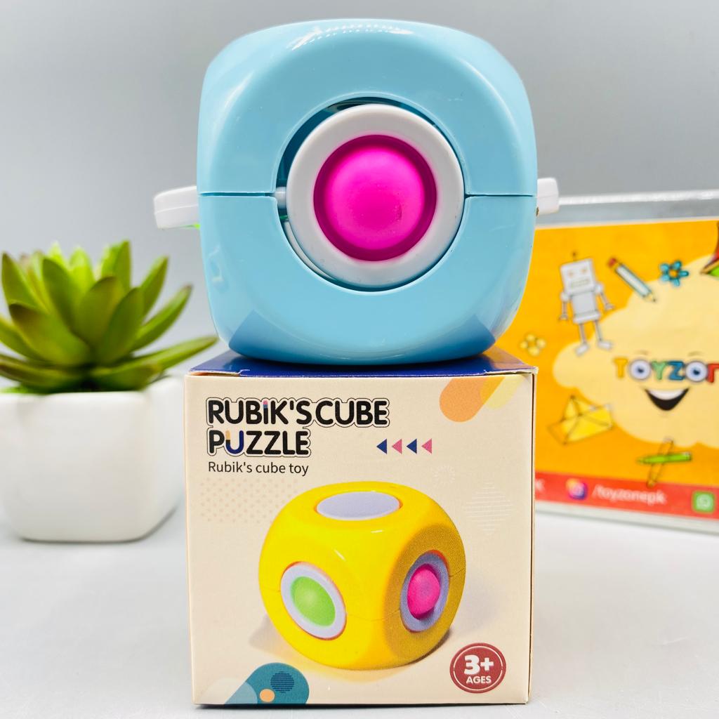 plastic rainbow magic puzzle cube