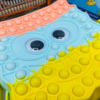 Thumbnail for pop it fidget spongebob shape zipper bag