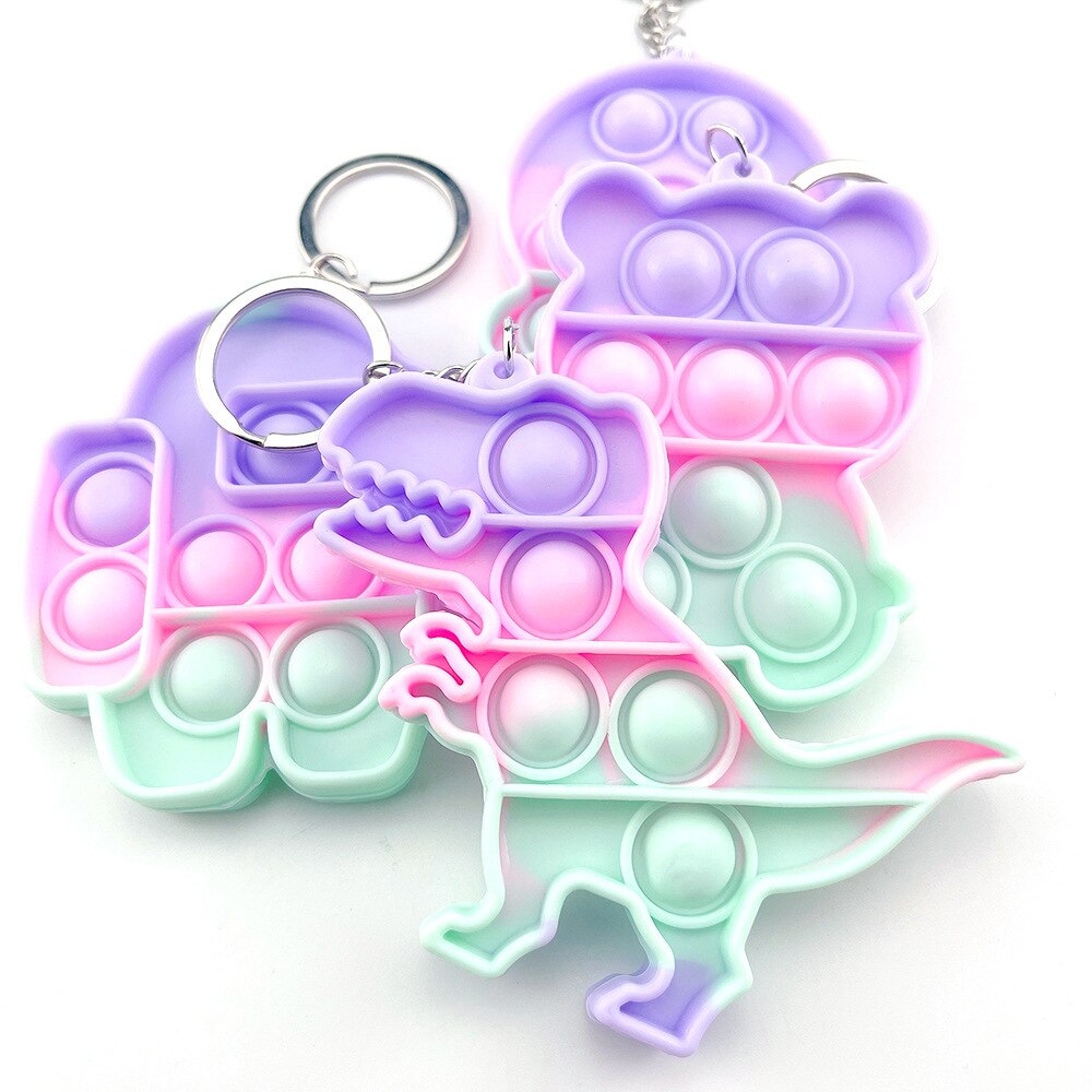 pop it fidget toys keychain assortment